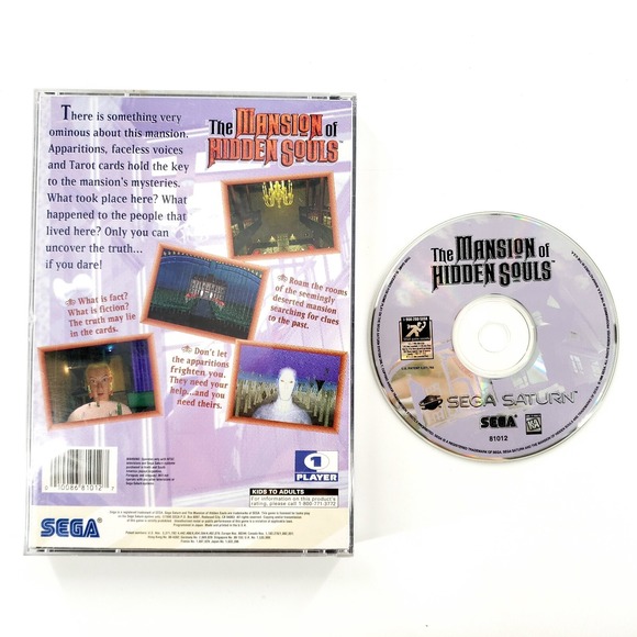 Other - Mansion of the Hidden Souls (Sega Saturn, 1995) No Manual Tested & Works